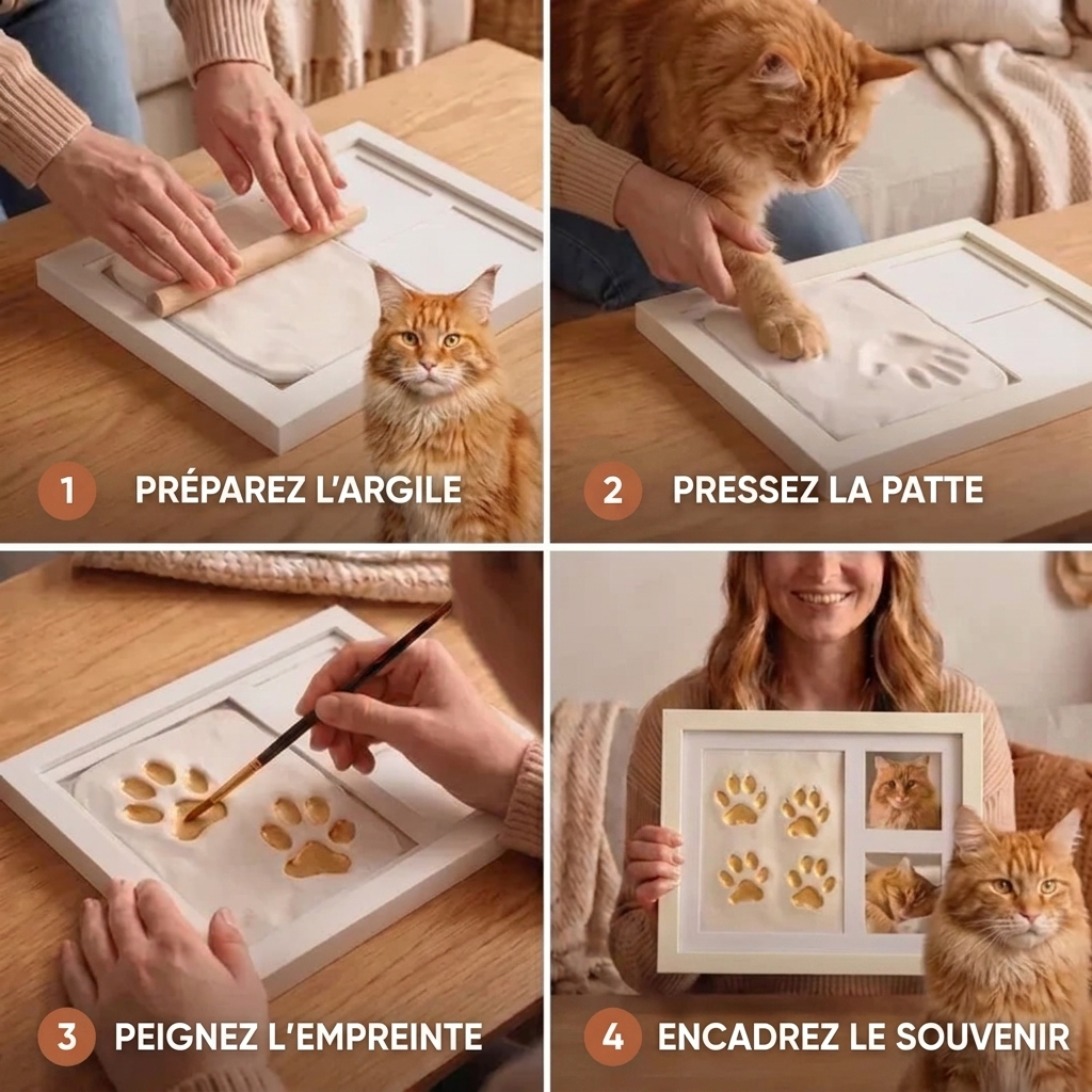 Poune® - Le Kit Empreinte Éternelle (Chat)