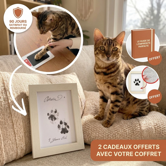 Poune® - Le Kit Empreinte Instantanée (Chat)